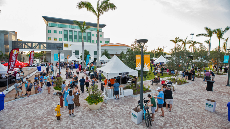 Photo of  event in downtown Coral Springs
